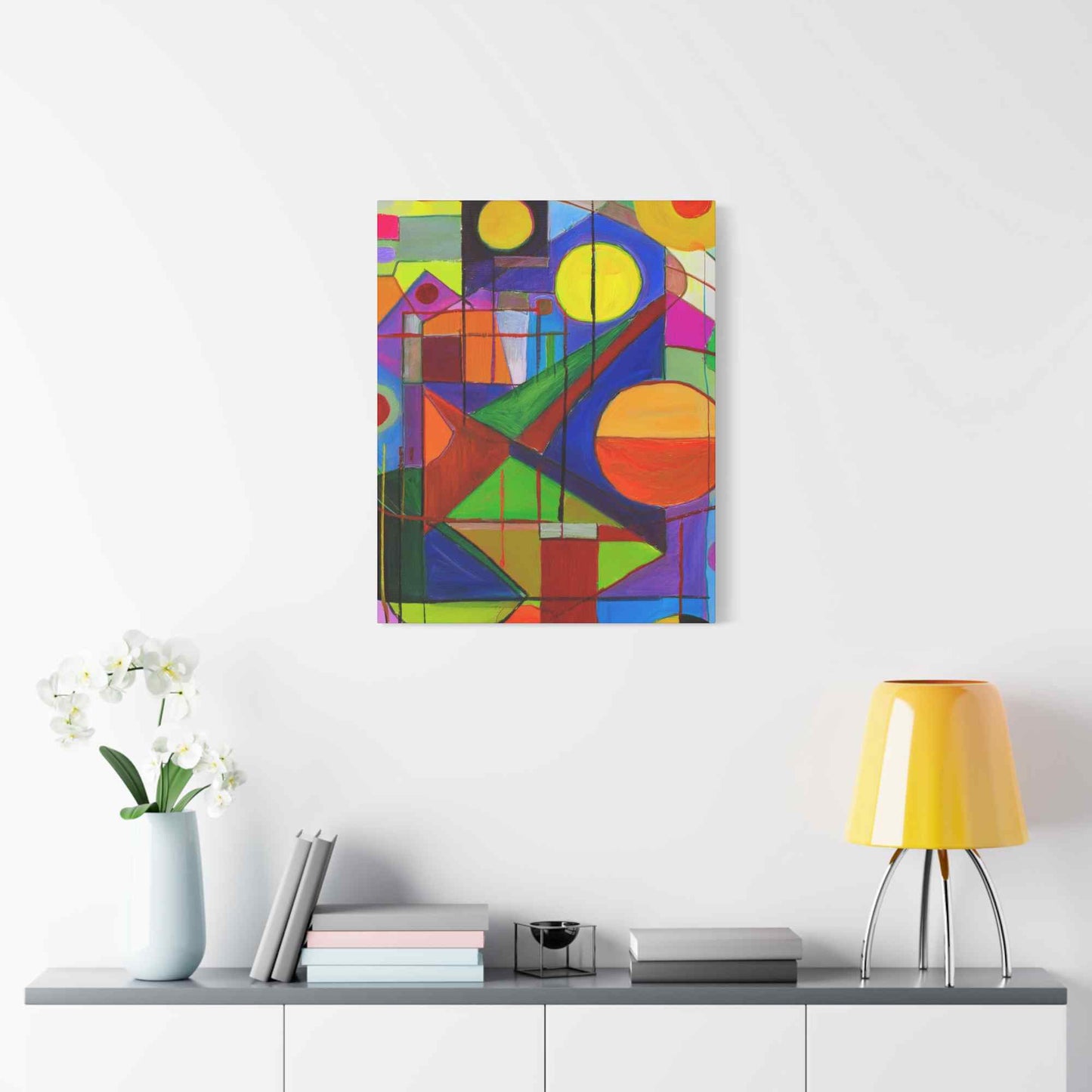 Abstract Painting Print Canvas 20x24,20x30,24x30, 24x32,24x36,30x40, 32x48,36x48,40x60 Pine-Wood Inner Frame ABS-5