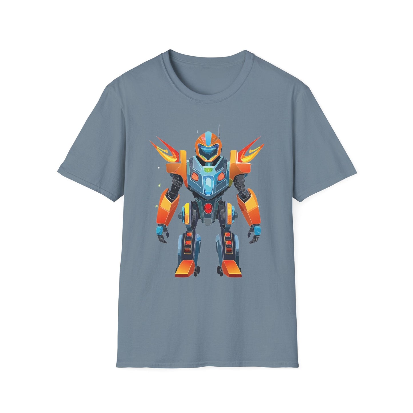 Cyborg Tee Unisex Robot Shirt Terminator Graphic Short Sleeve Tee Gildan Softstyle 64000 Cotton