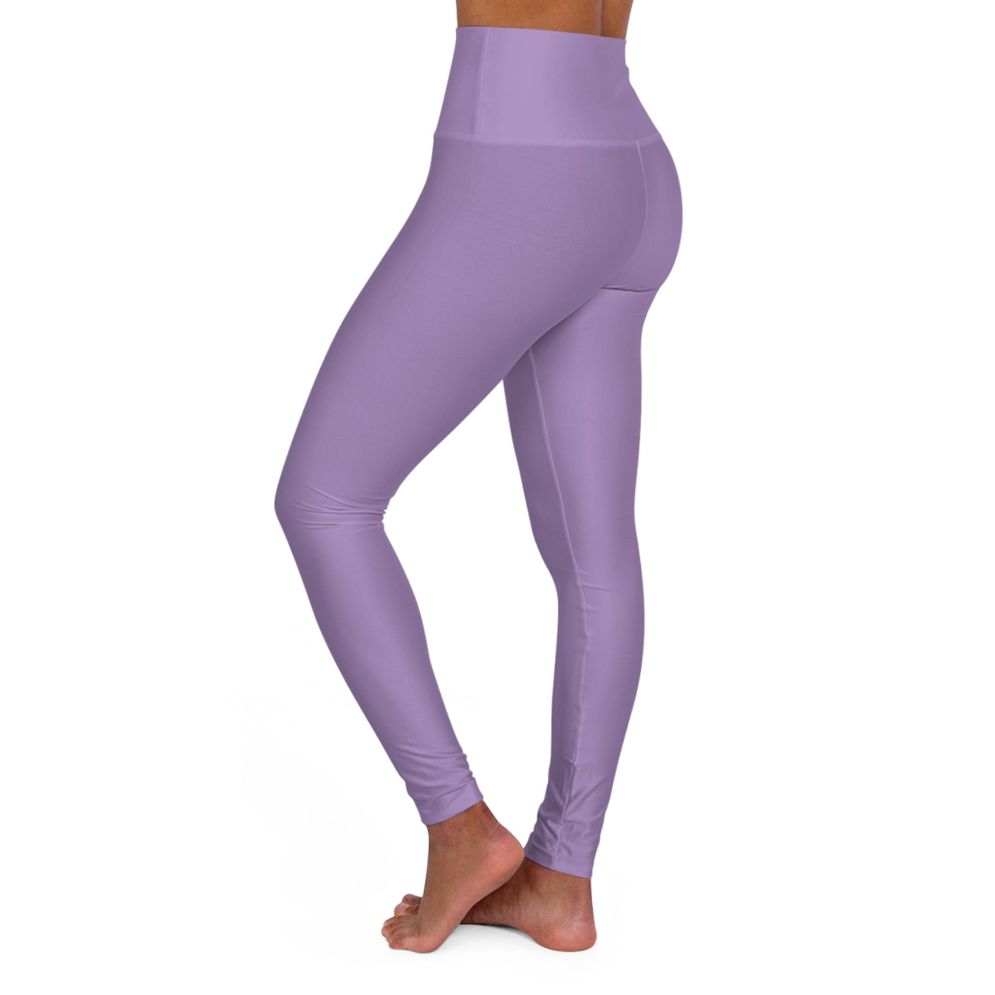 Furry Orchid Pink Color High-Waist Yoga Leggings Women's Seamless Poly-Span Stretchy Pants XS-2XL