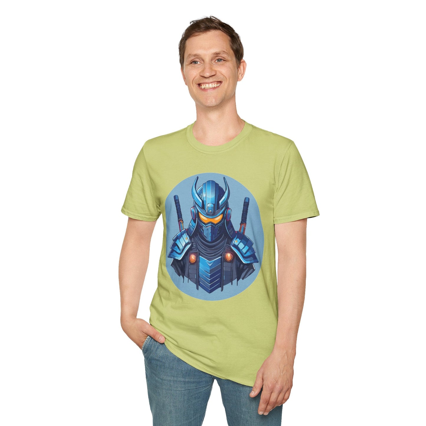 Samurai Shirt Unisex Softstyle T Shirt 100 Percent Ring Spun Cotton Gildan 64000