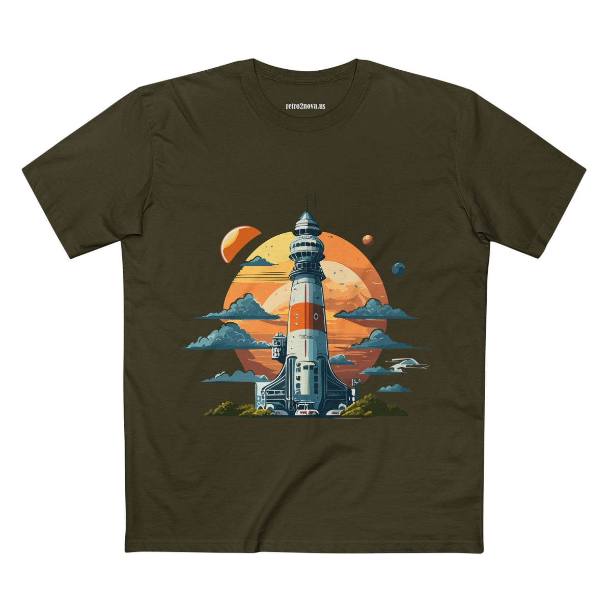 Cosmos Shuttle Graphic Tee Staple Unisex 100 Cotton Tee Shirt - CS-3
