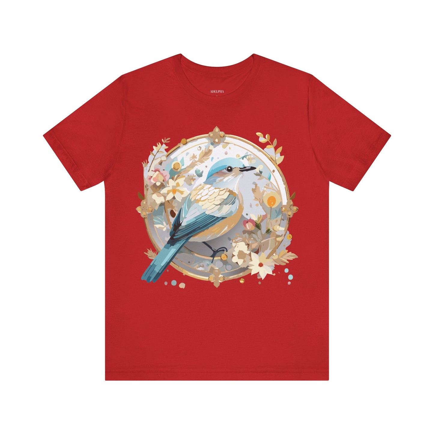 Adelpha Medallion Graphic Tee Unisex Jersey Short Sleeve Vintage Art Design Shirt