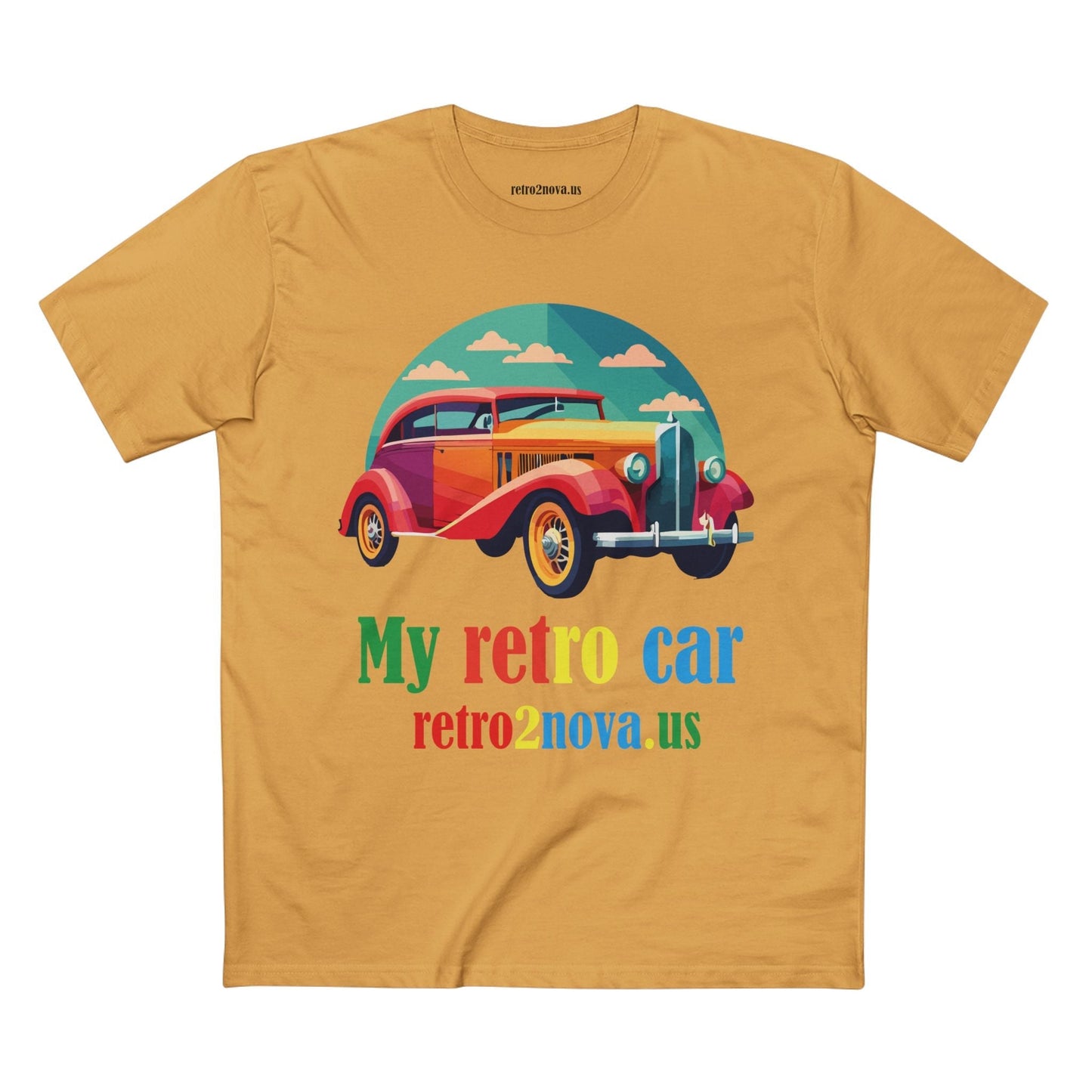Retro Car Tee Vintage Auto Shirt RC20 Unisex Premium Cotton Art Design From Our Exclusive Collection