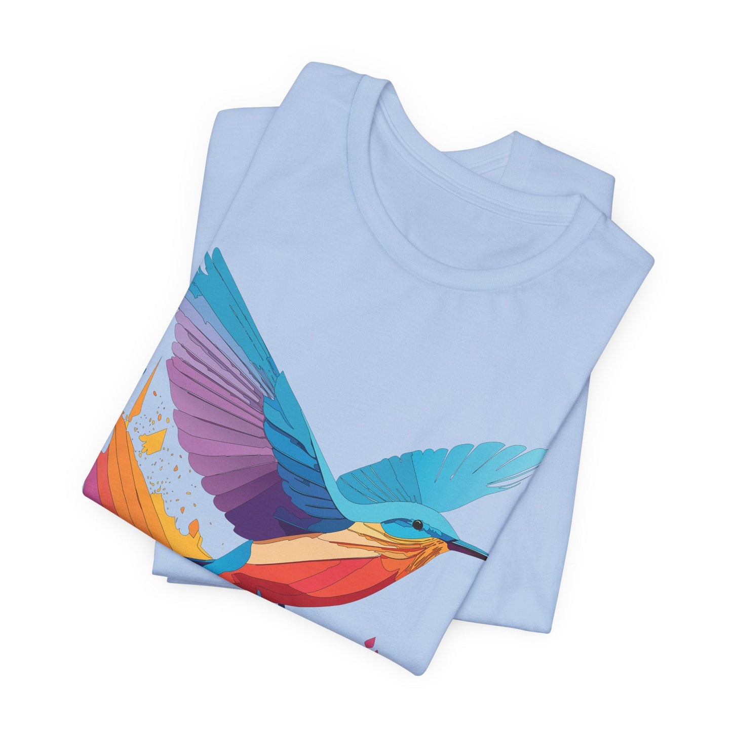Unisex Animal Shirt Art Design Tee With Wild Animals Print Soft Comfortable Short Sleeve Tee