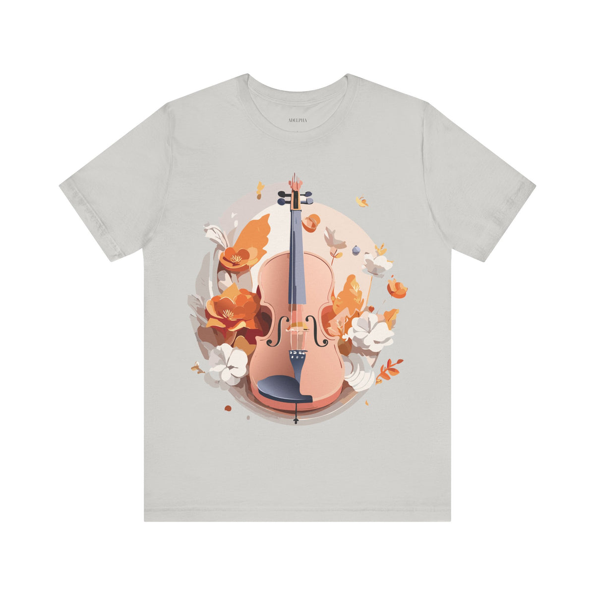 Music Graphic Unisex Cotton Bella+Canvas Tee with Art Design m173