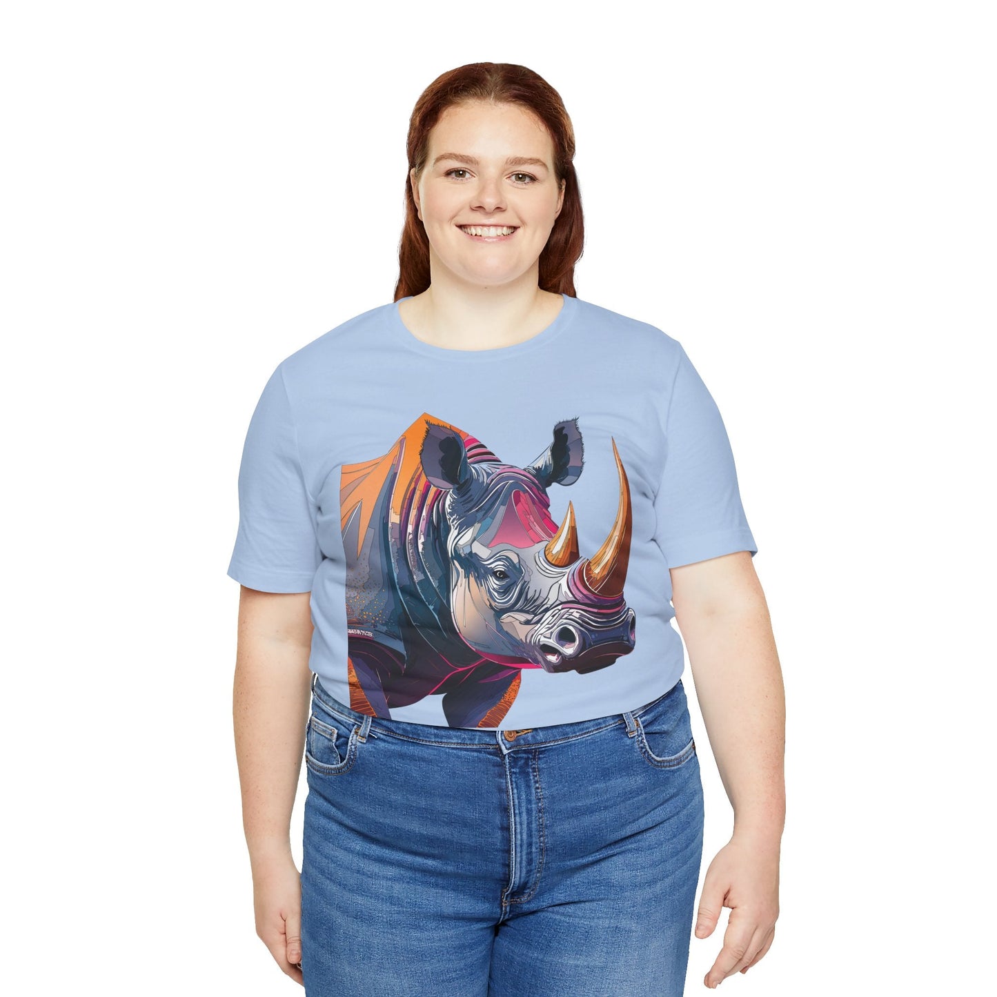 Unisex Animal Print Tee Shirt Featuring Wild Animals Art Design For Everyday Wear