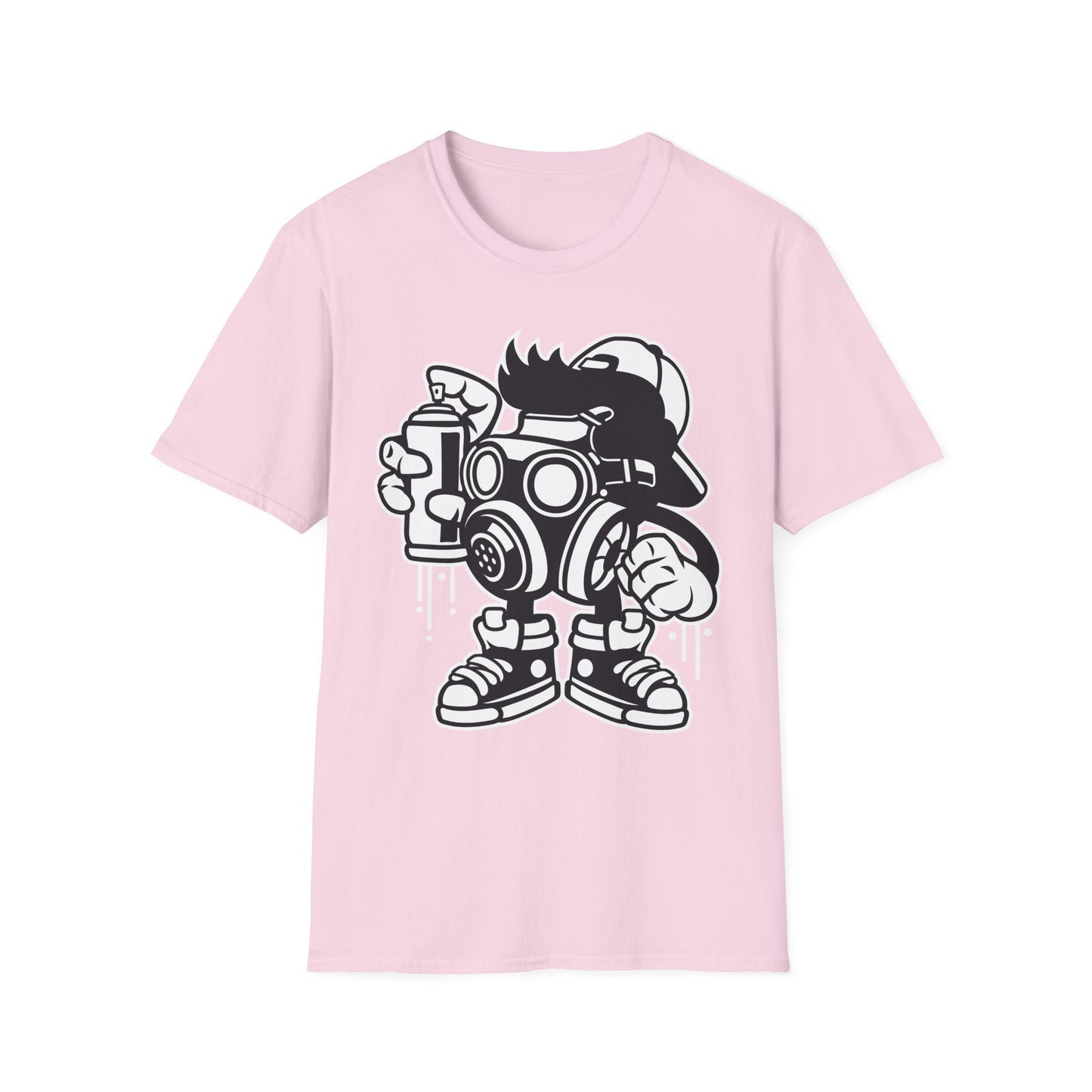 Cartoon T Shirt Unisex Animation Tee Funny Art Design Gildan Softstyle 64000 Ring Spun Cotton
