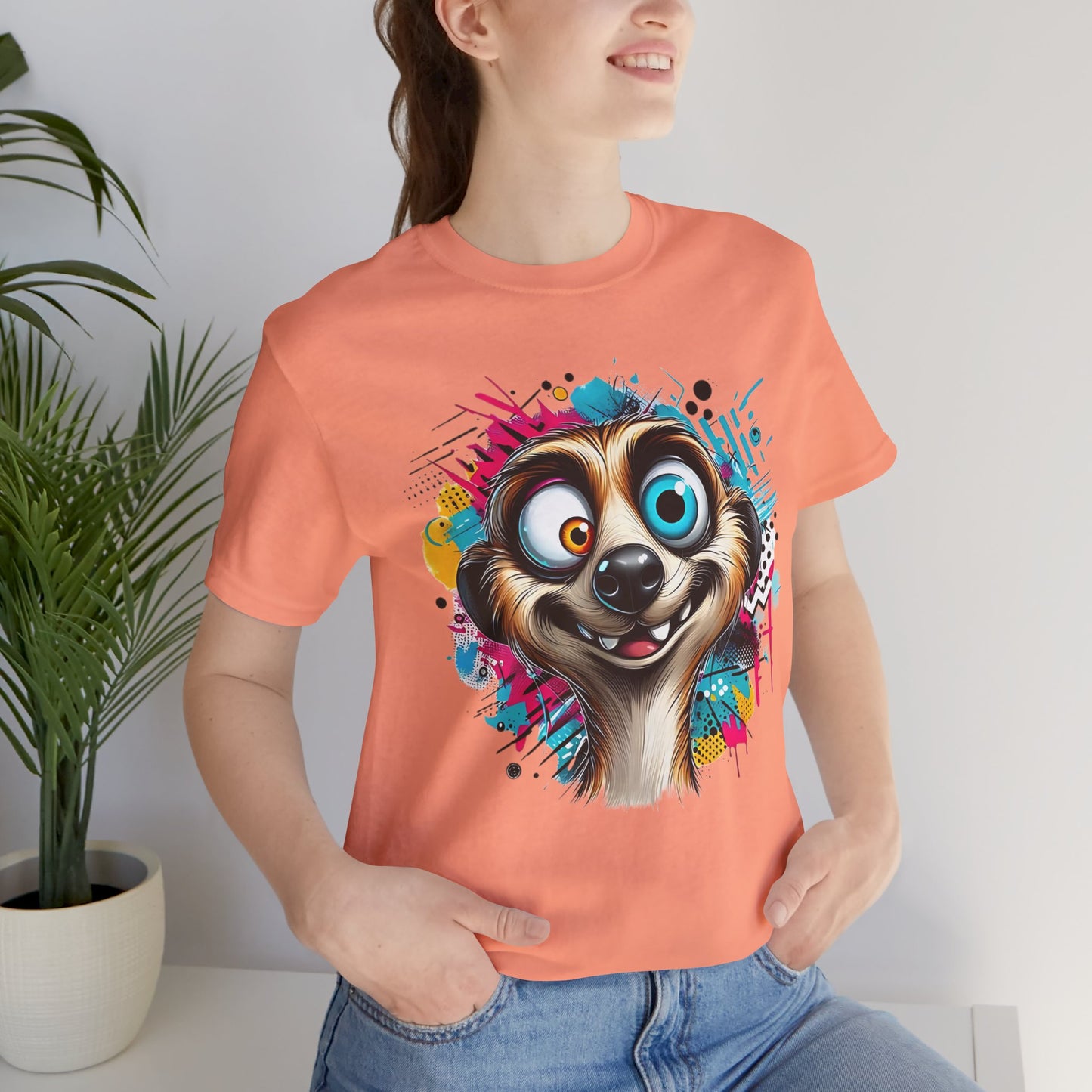 Squirrel Shirt, Funny Squirrel Tee Shirt, Funny Animal T-Shirt, Cartoon Top, Animal Tees, Art Design T-Shirt, Graphic Tee