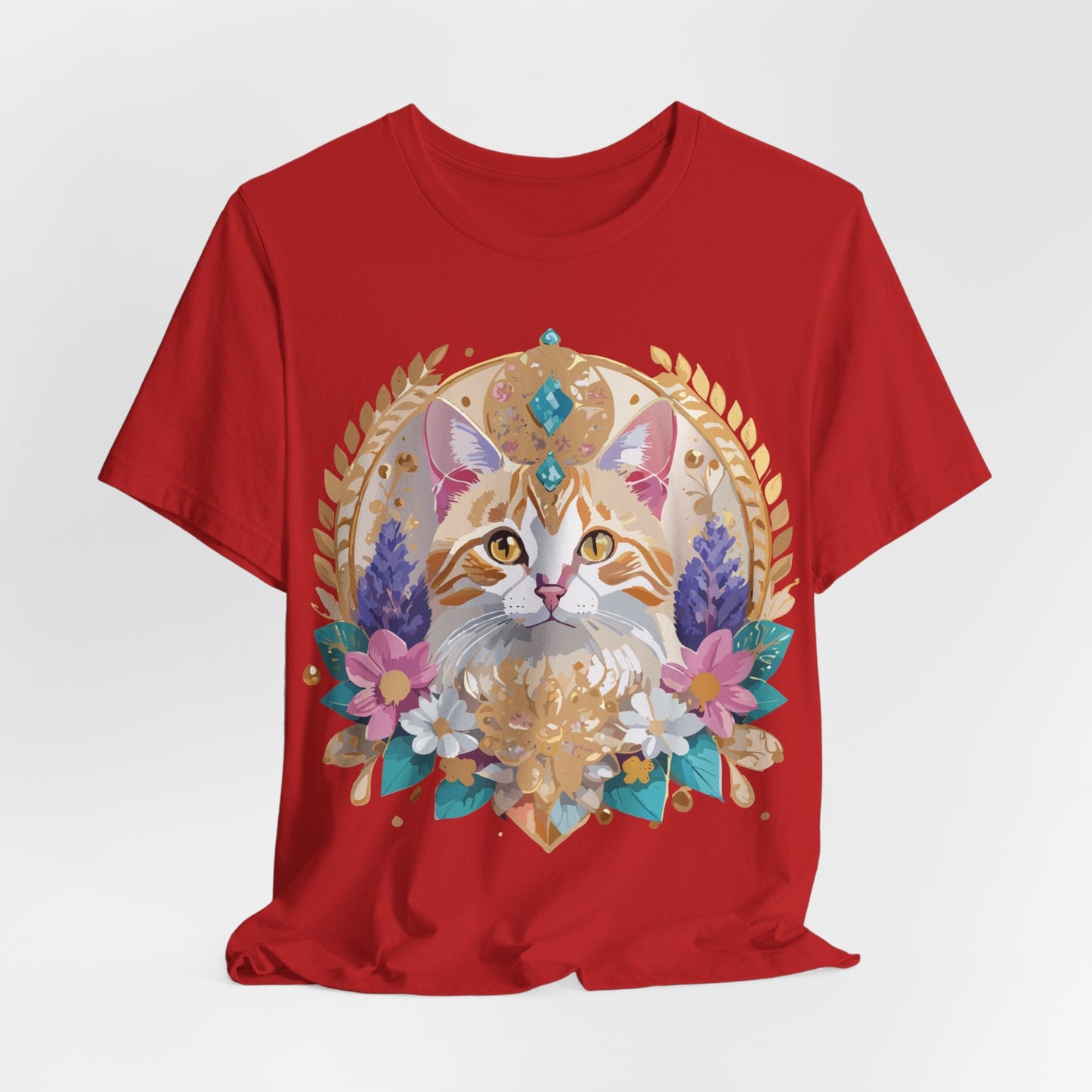 Medallion Graphic Unisex 100 Cotton Vintage Animal Medal Artwork Tee 10