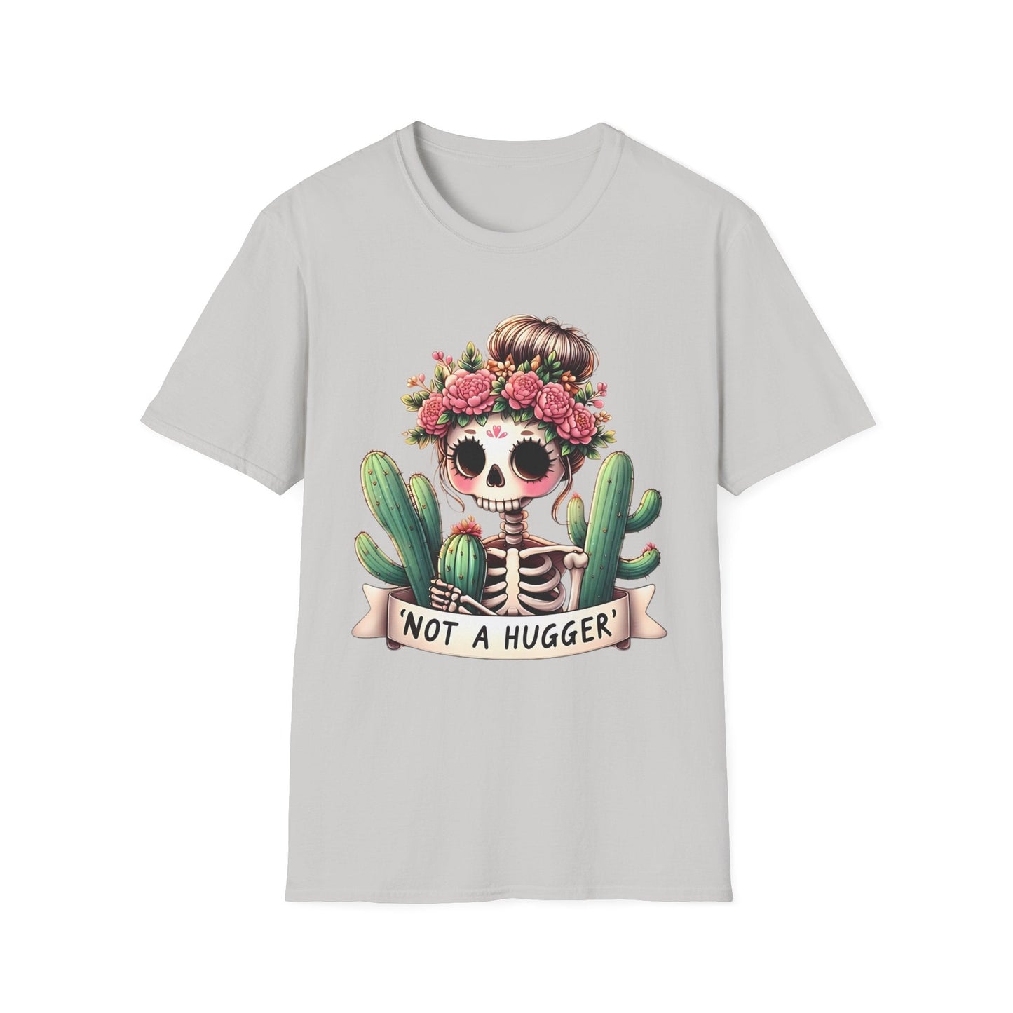 Skull Graphic Unisex Cotton T-shirt with Skeleton Artwork Design 15