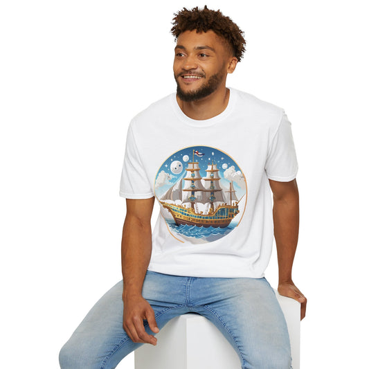 Ship T Shirts Frigate T Shirts Vessel Tee Shirt Unisex Softstyle 100 Percent Ring Spun Cotton Tee