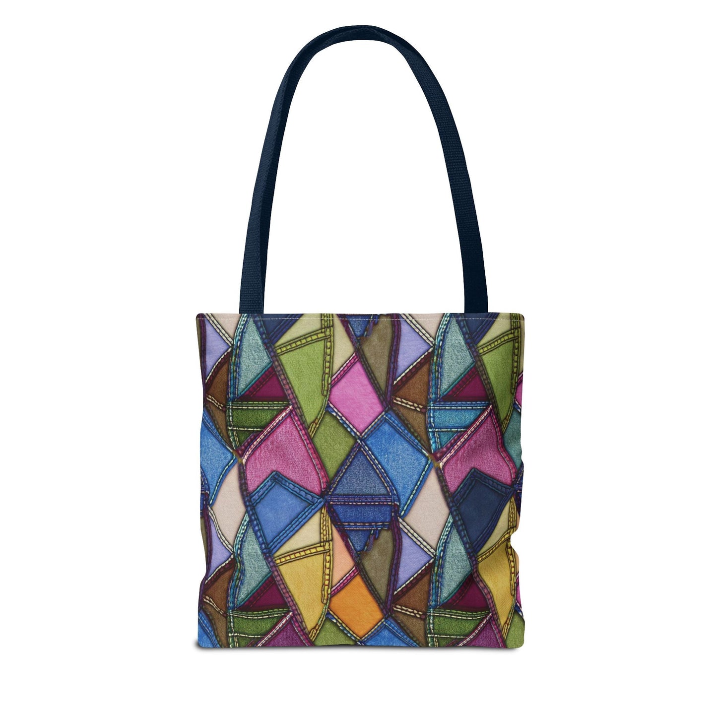 Denim Canvas Bag, Tote Bag Denim Printify