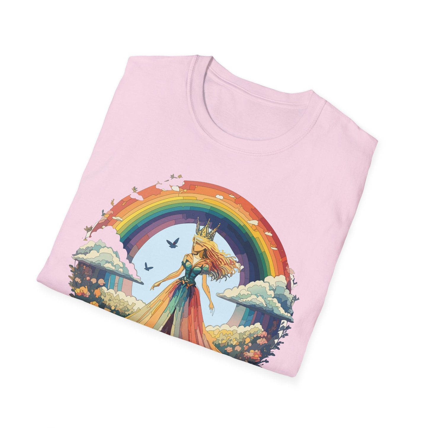 Womens Graphic T Shirt Art Design Tee Softstyle 64000 Unisex Lightweight Cotton Fabric