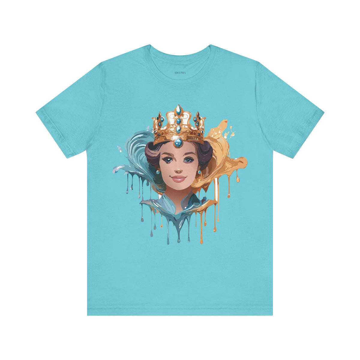 Queen Graphic Unisex Cotton Bella+Canvas Tee with Art Design m191