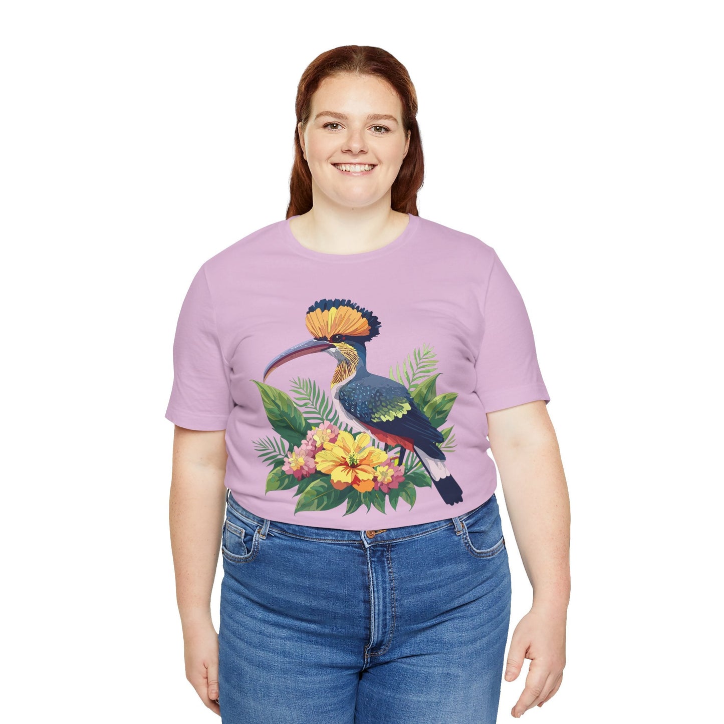 Unisex Animal Tee Shirt With Art Design Wild Animals Short Sleeve Jersey Tee For Everyday