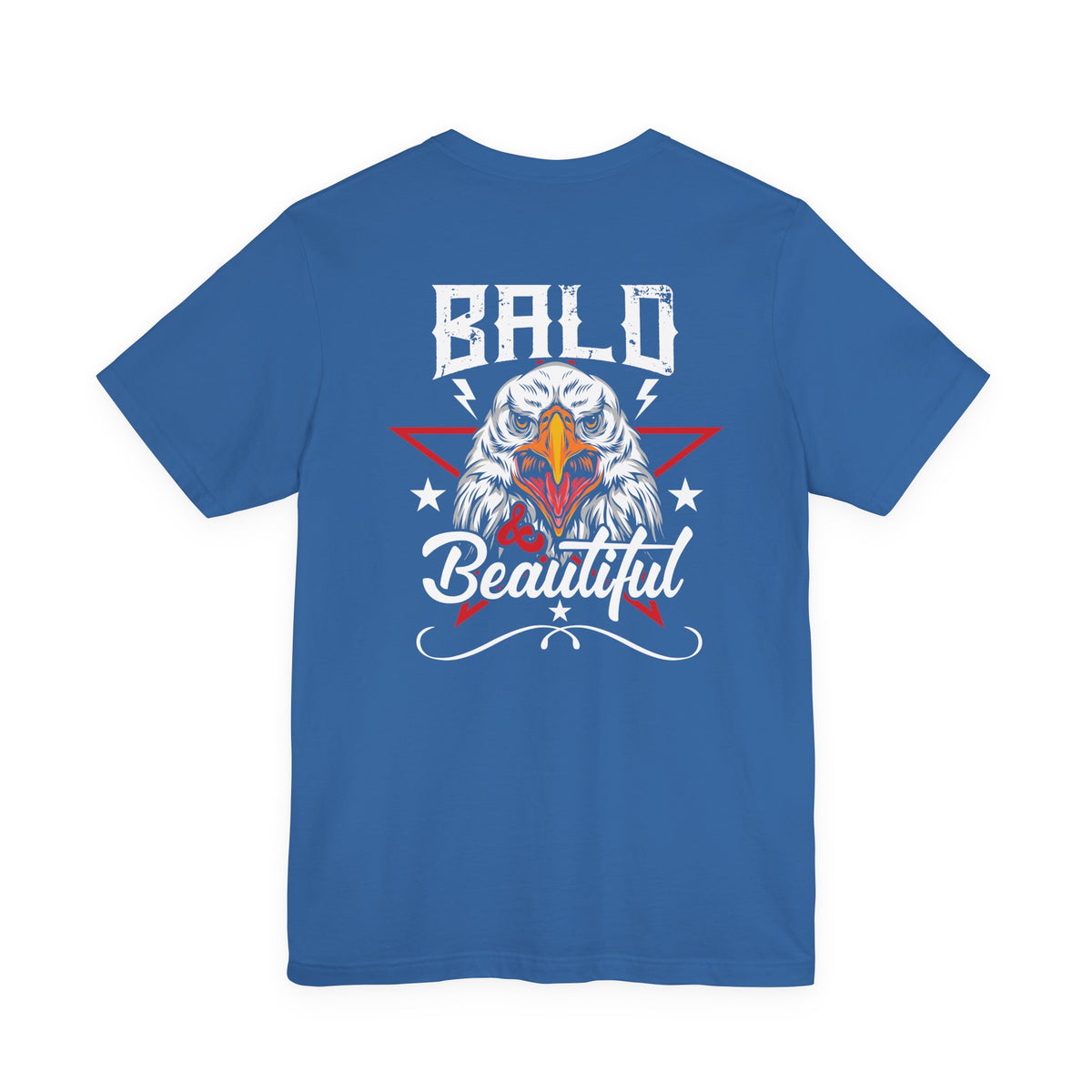 Bald Beautiful Eagle T-Shirt Patriotic Vintage Illustration Unisex Cotton Tee a3