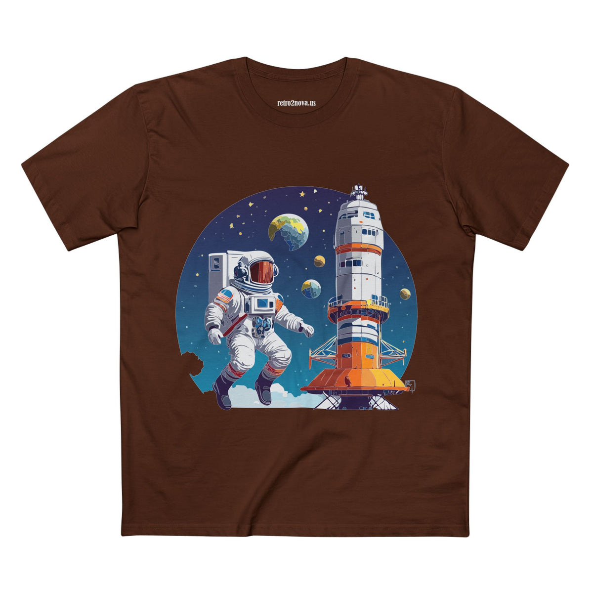 Cosmos Astronaut Graphic Tee Staple Unisex 100 Cotton Tee Shirt - CS-36