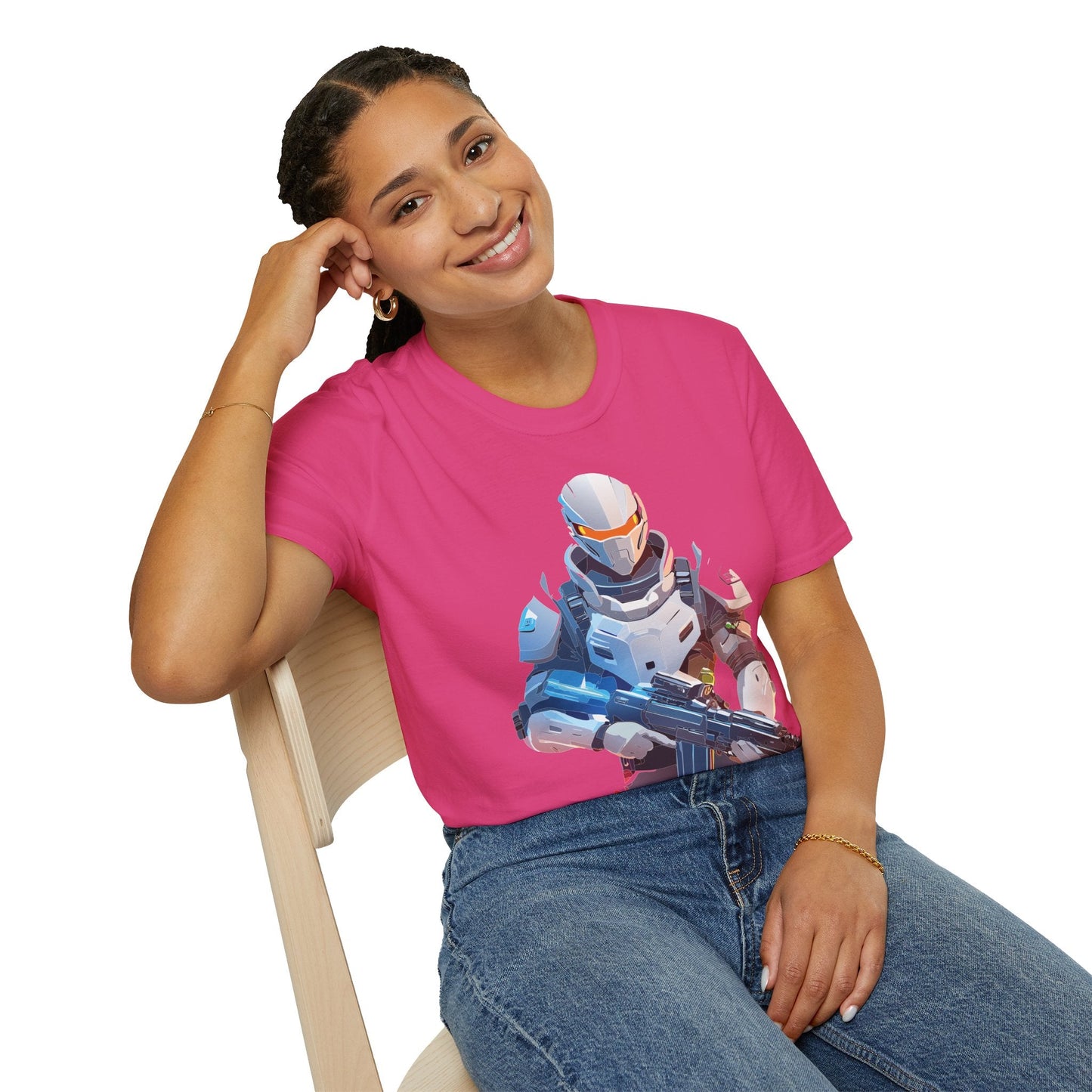 Robocop Graphic Unisex Cotton With Cyber Man Artwork Tee 4