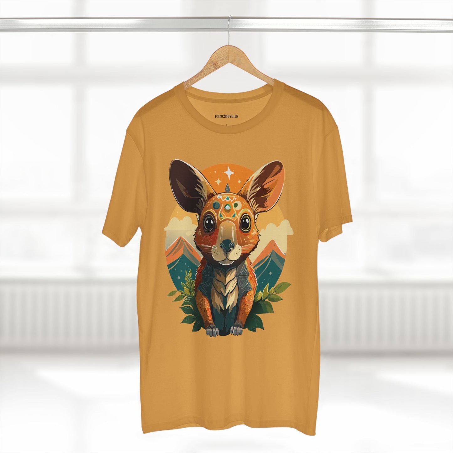 Rabbit Animals Shirt Unisex Premium Cotton Tee With Original Art Design From Retro2Nova Collection Premium Art Apparel