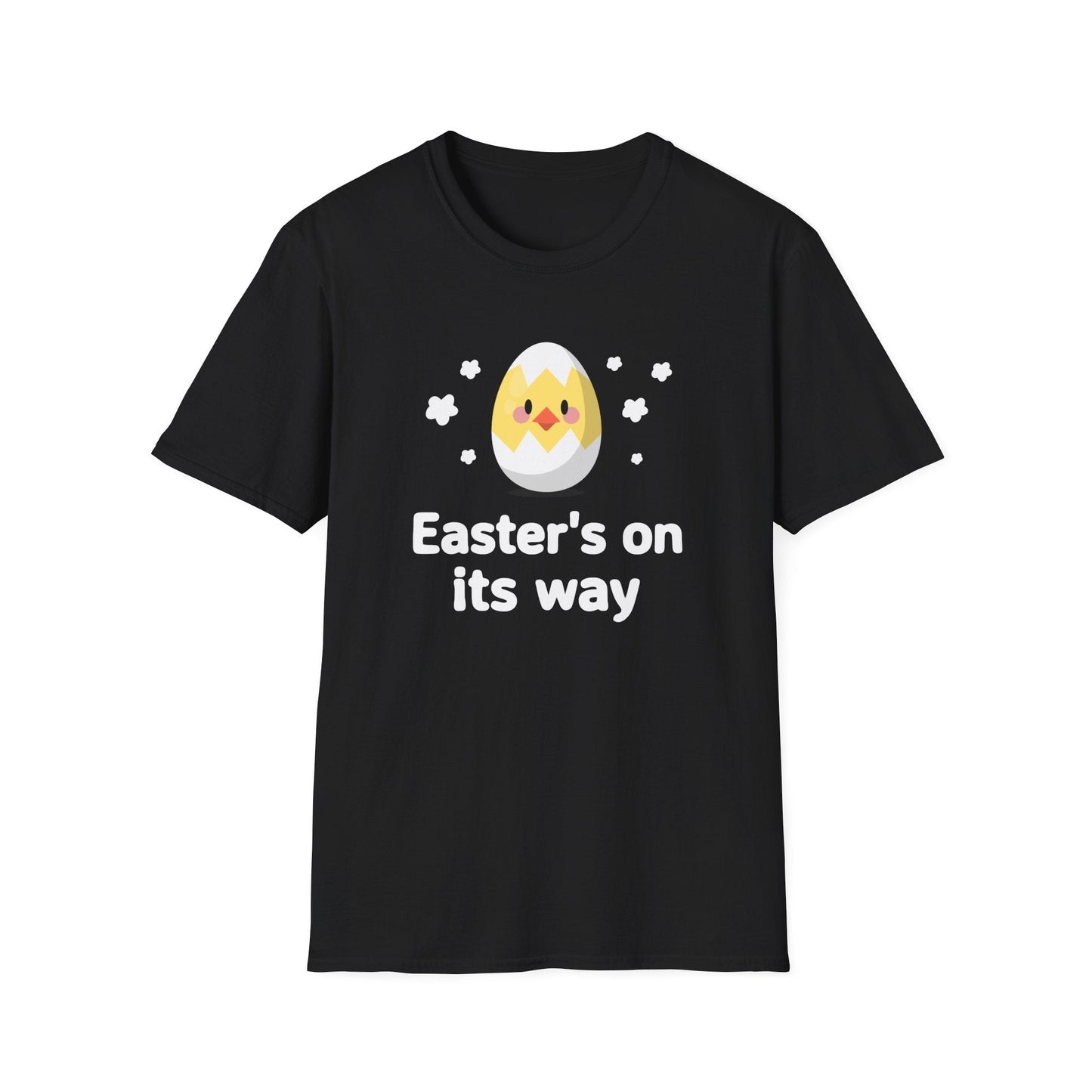 Easter Day T Shirt with Easter Design and Signature Print Unisex Gildan Softstyle Tee One Hundred Percent Cotton