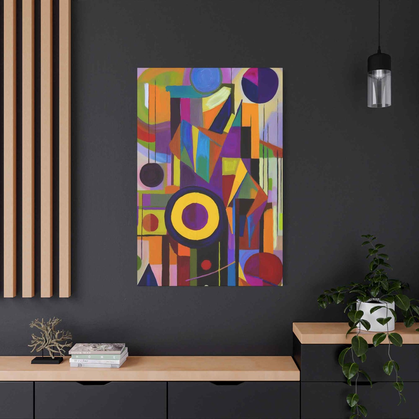 Abstract Painting Print Canvas 20x24,20x30,24x30, 24x32,24x36,30x40, 32x48,36x48,40x60 Pine-Wood Inner Frame ABS-2