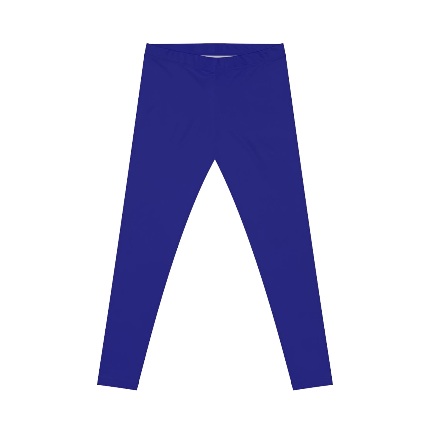 True Navy Color Women's Poly-Span Casual Leggings XS-2XL