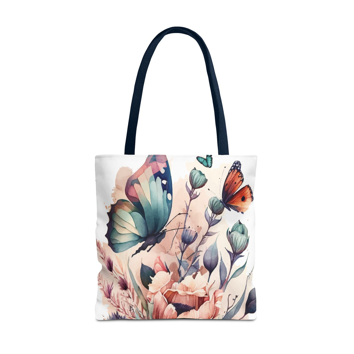 Bolsa con estampado de mariposas 