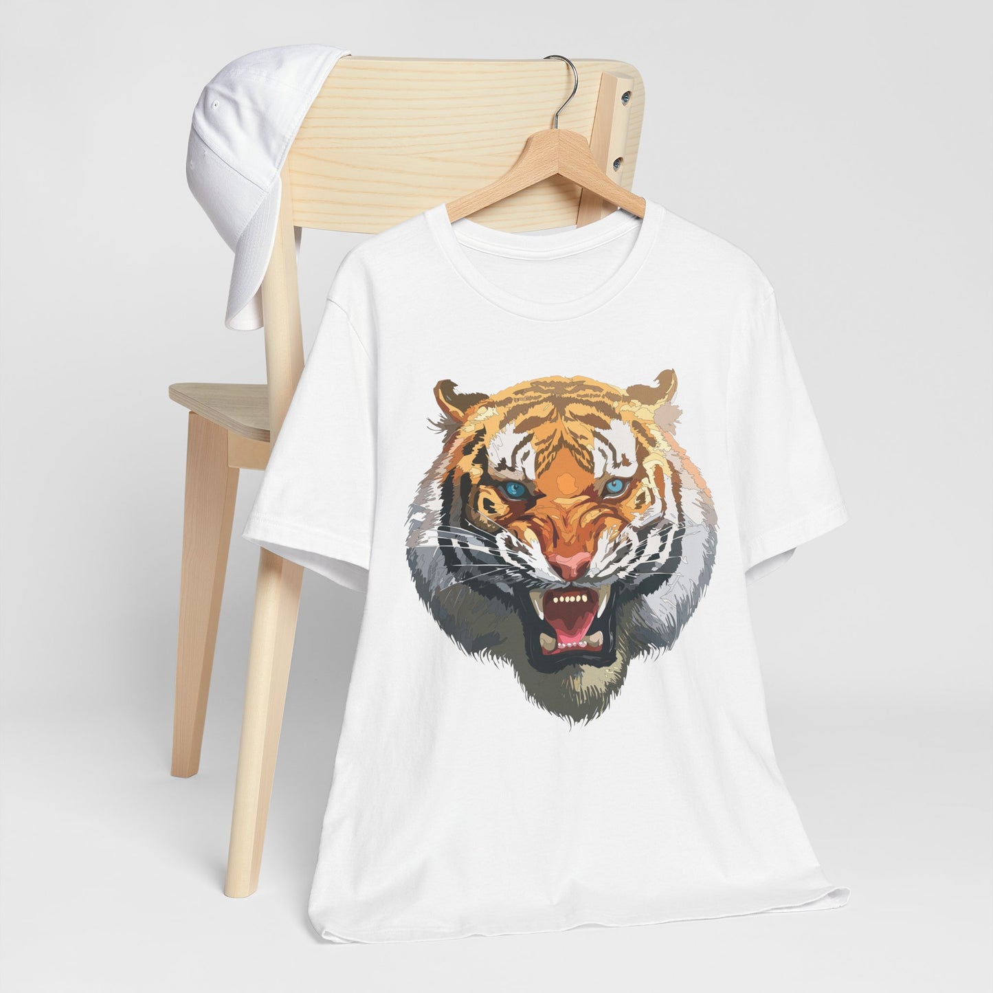 Tiger Shirt, Animal Shirt, T-Shirt with Tiger, Art Design Tee, Wild Animals Tees, Safari T-Shirt, Graphic Design Tee 15