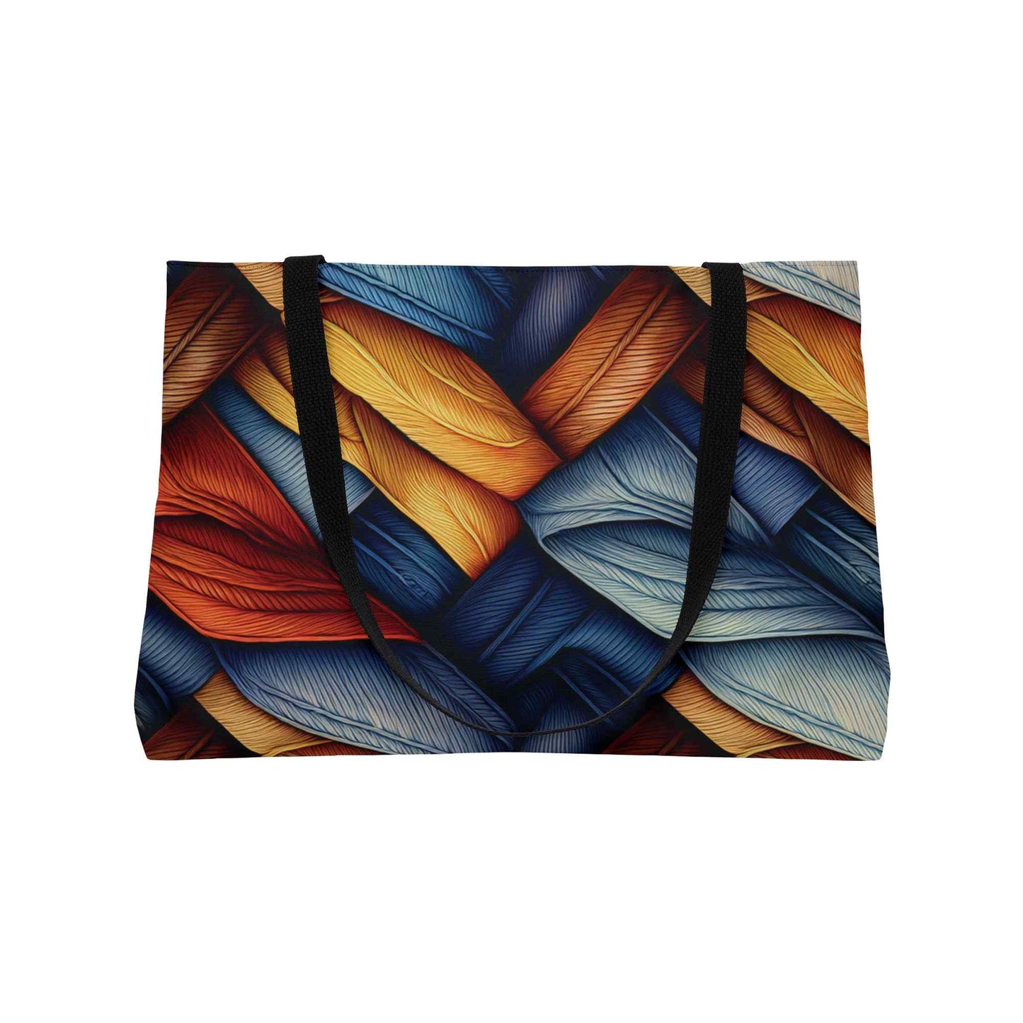 Denim Color Imitation Print Unisex  Weekender Bag  Spun Polyester 24x13 Canvas Bag 9