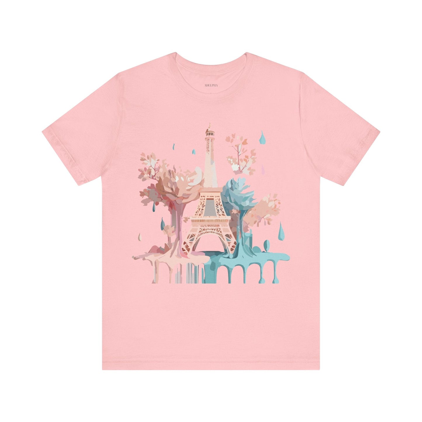Paris Tourist Shirt Graphic Tee Unisex Vintage Inspired Art Adelpha Premium Quality