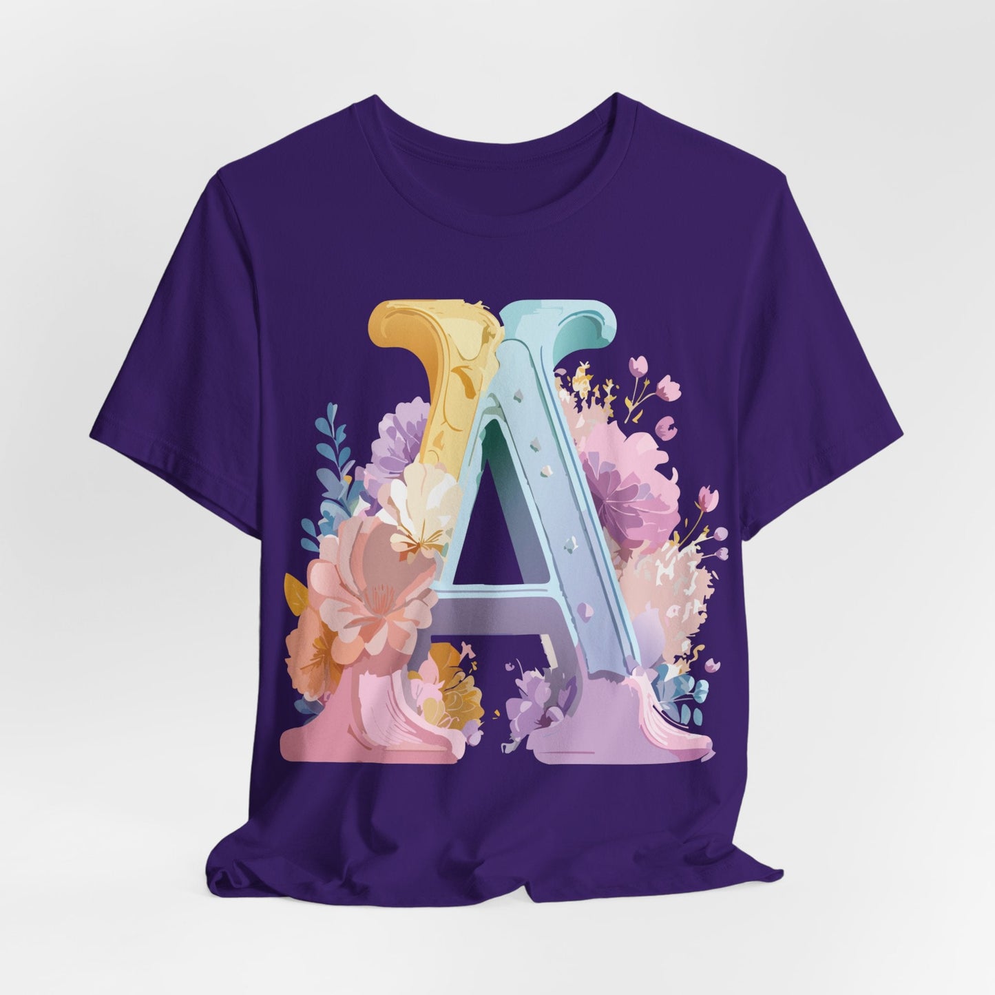 Letter A Shirt Unisex Graphic Tee With Vintage Inspired Adelpha Artwork For Everyday Wear