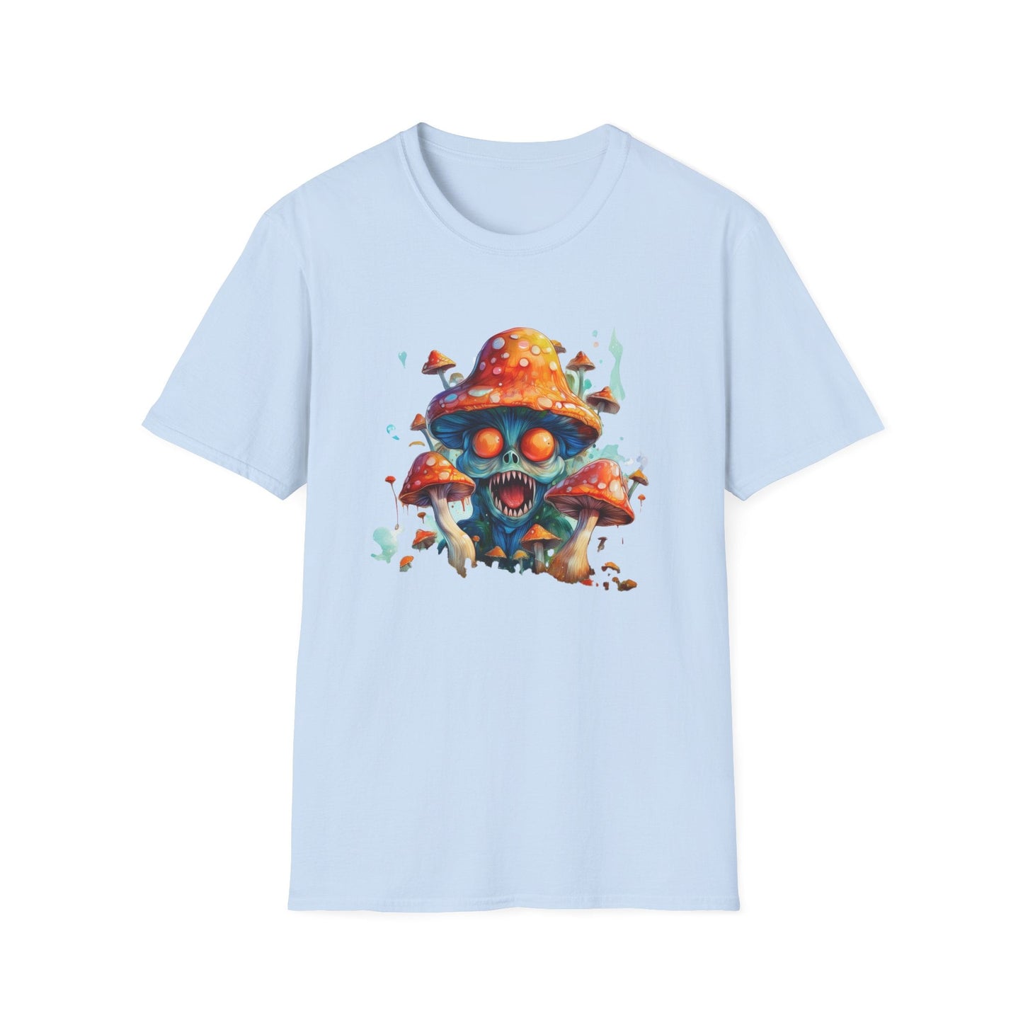 Mashroom Tee Shirt Unisex Softstyle 64000 Graphic Tee Funny Mashroom Design Gift