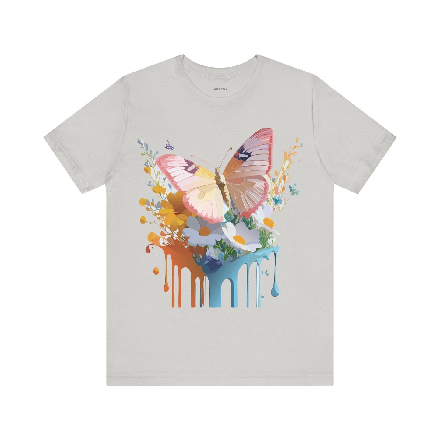 Butterfly Graphic Tee Unisex Short Sleeve Art Design By Adelpha