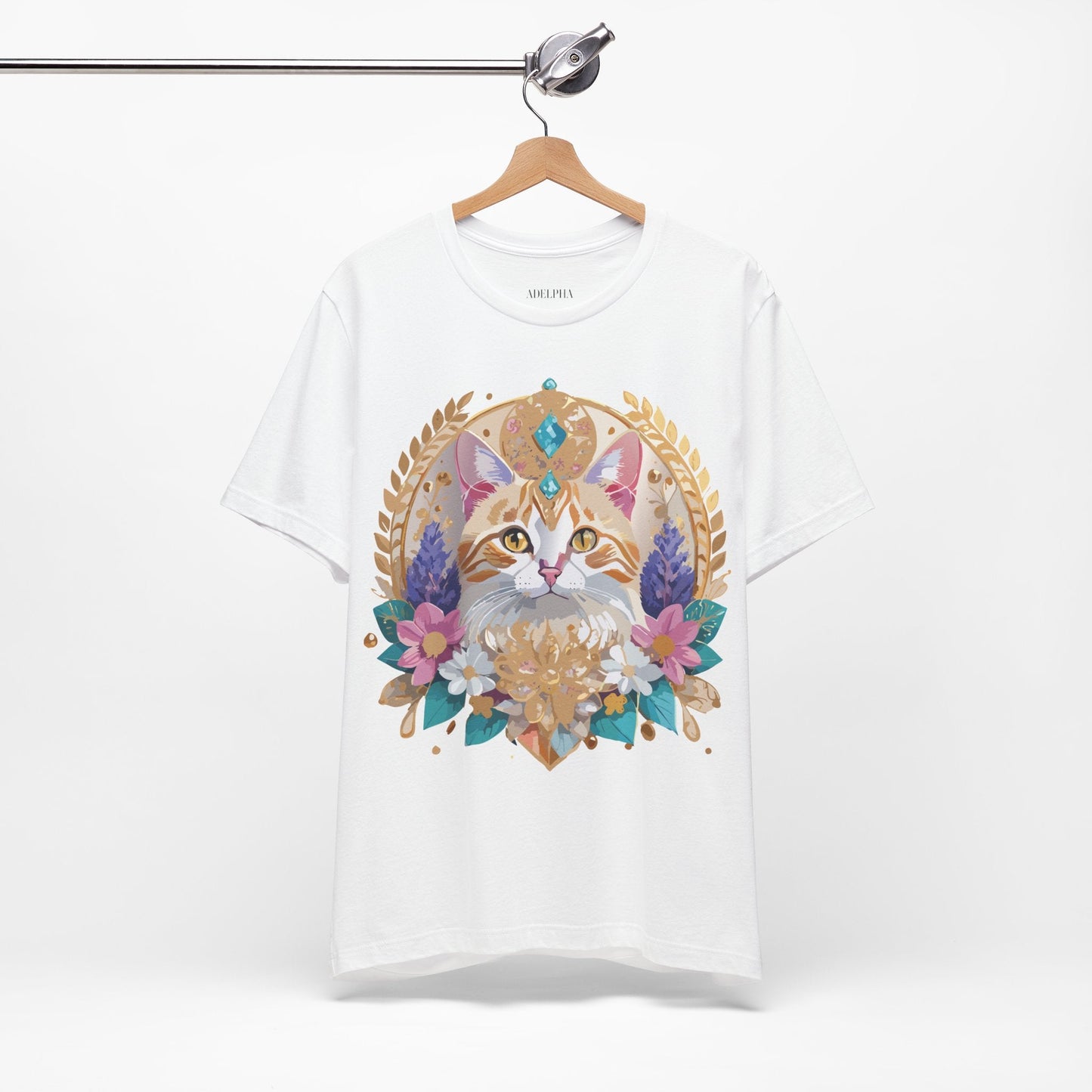 Adelpha Medallion Graphic Tee Unisex Jersey Short Sleeve Vintage Inspired Art Premium Casual Wear
