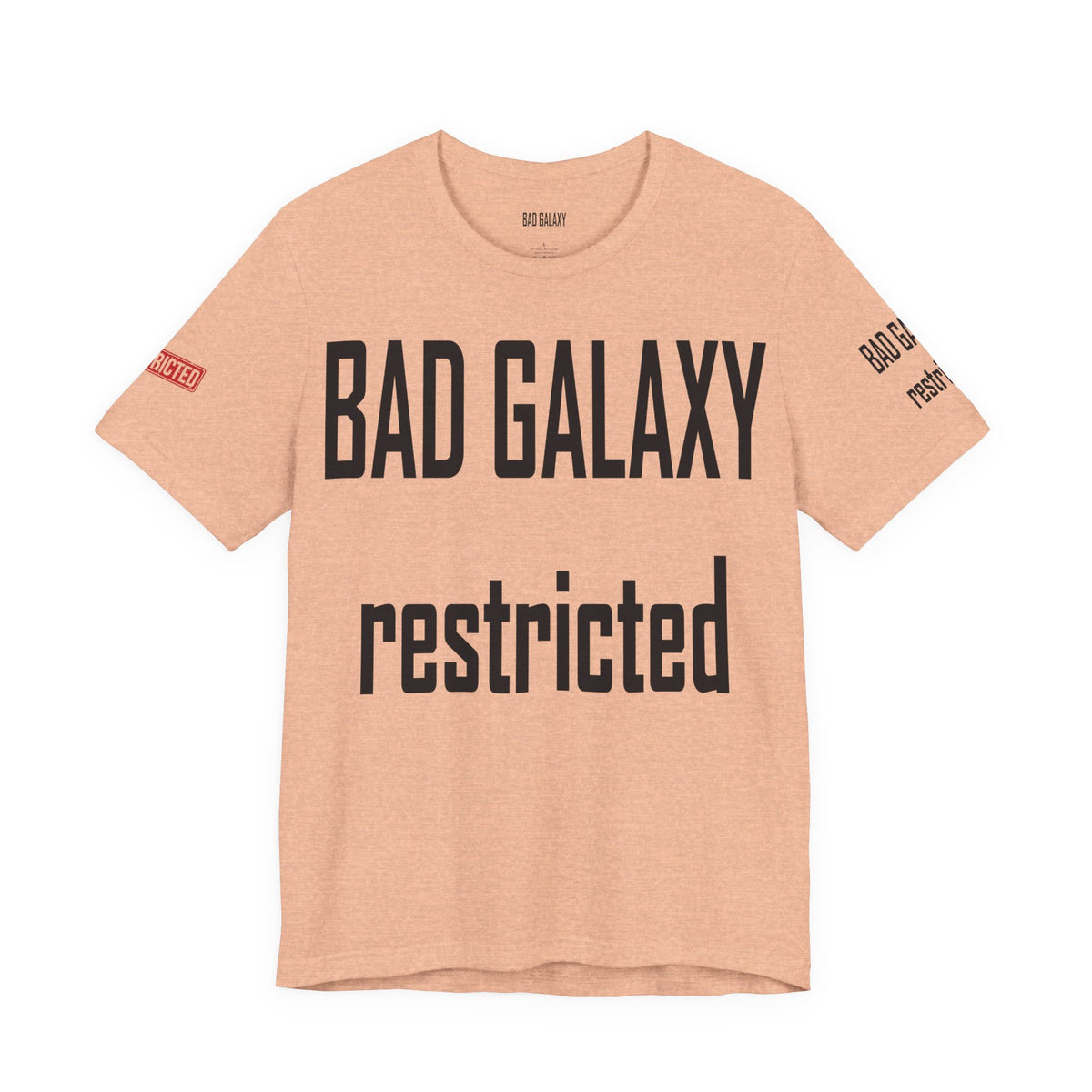 Art Red Stamp Graphic Unisex Cotton Bella+Canvas Tee with Art Design b92