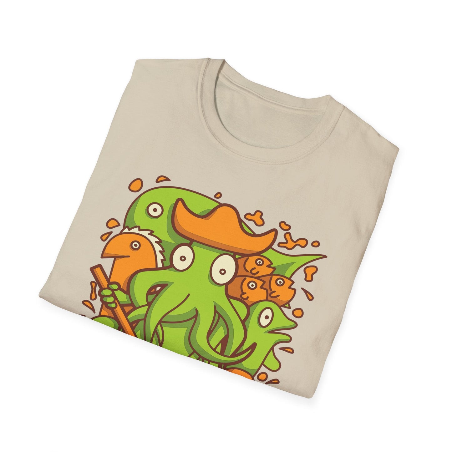 Cartoon T Shirt Animation T Shirt Funny Tee Shirt Unisex Gildan Softstyle Cotton 64000