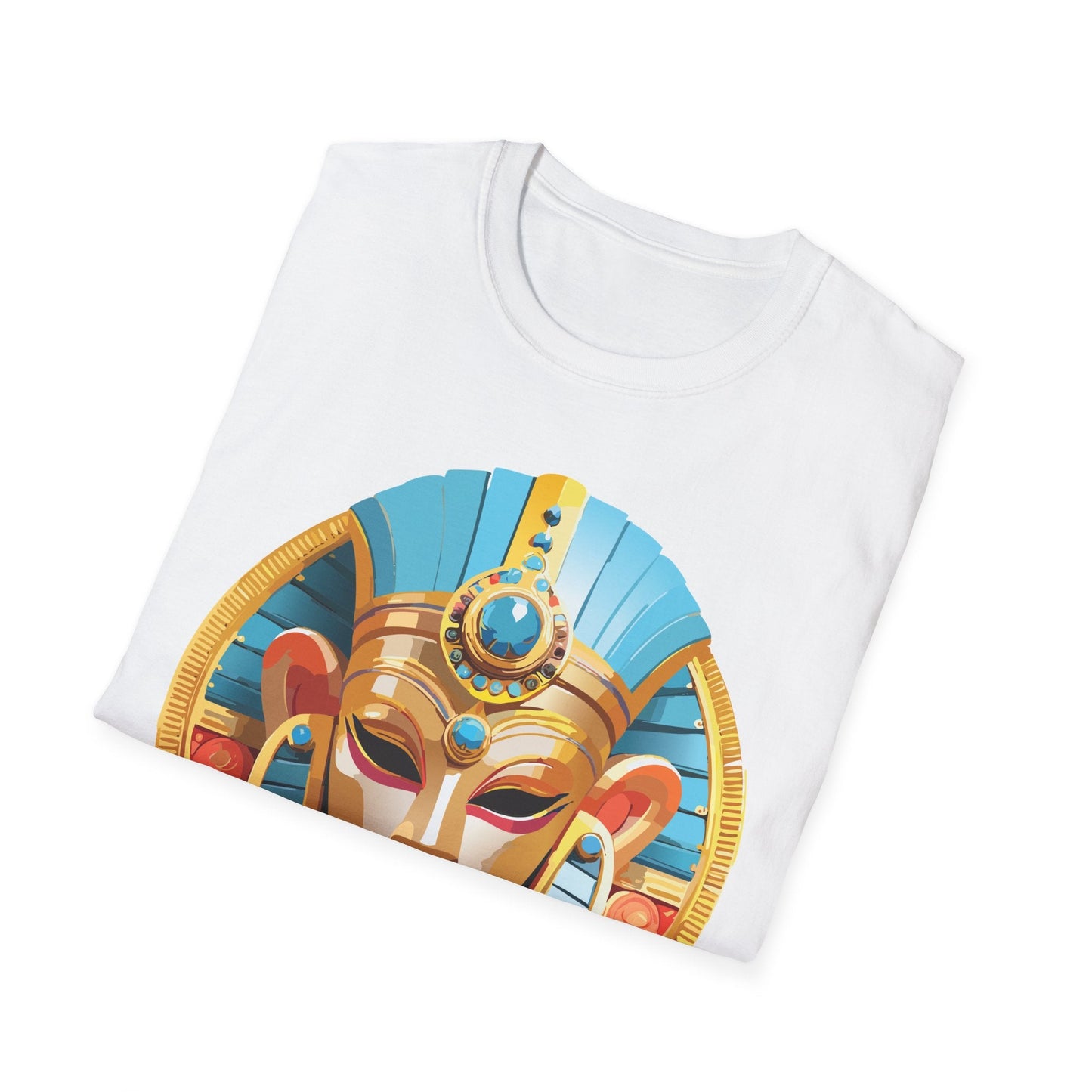 Mask Tee Shirt Unisex Softstyle Short Sleeve Art Design T Shirt 100 Percent Ring Spun Cotton