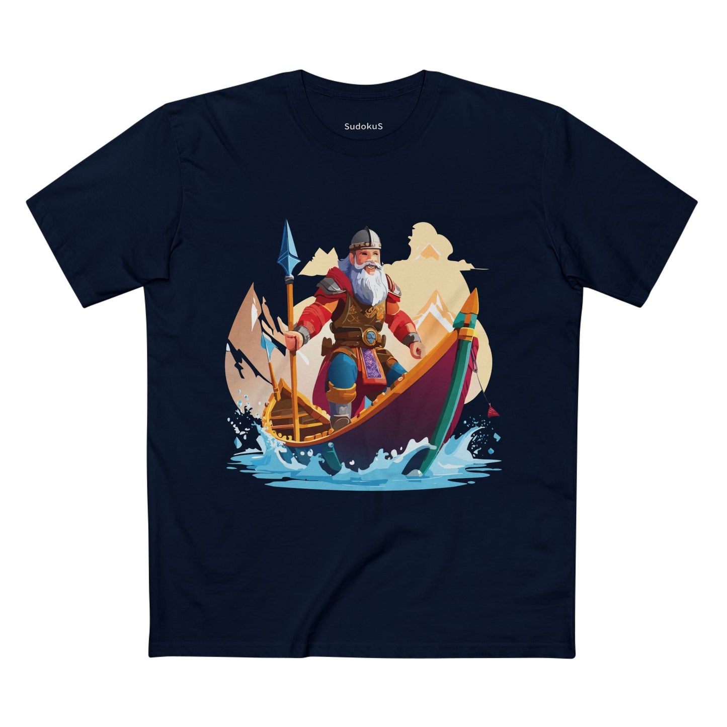 Viking Graphic Unisex 100 Cotton Staple Tee 6