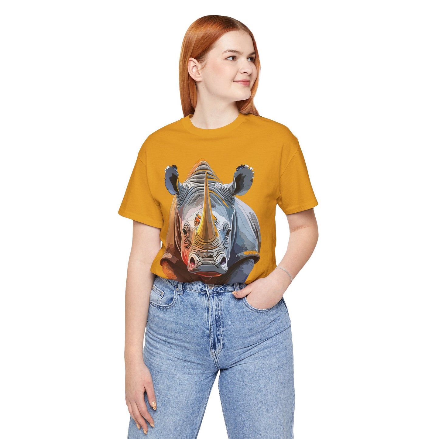 Unisex Animal Graphic Tee Shirt With Art Design Wild Animals Shirt Gildan Softstyle Cotton