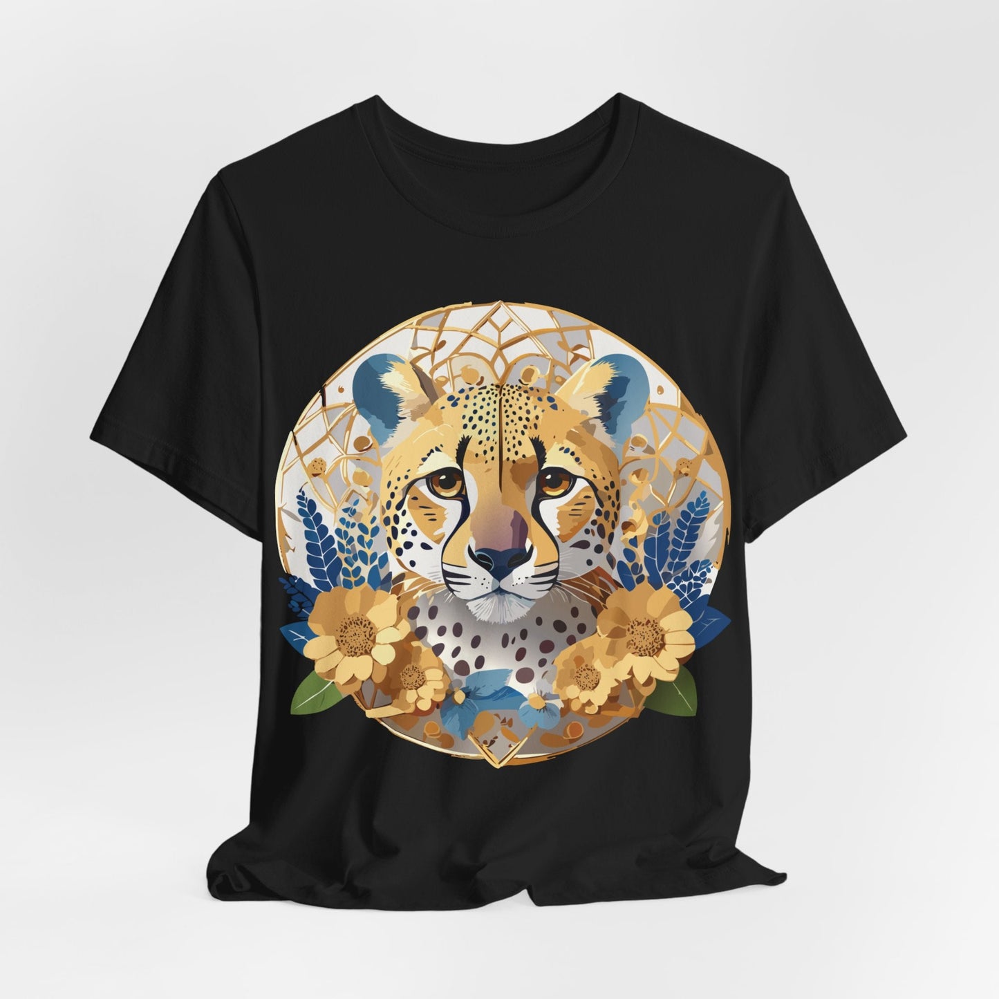 Medallion Shirt Unisex Graphic Tee With Vintage Inspired Adelpha Artwork Short Sleeve Jersey