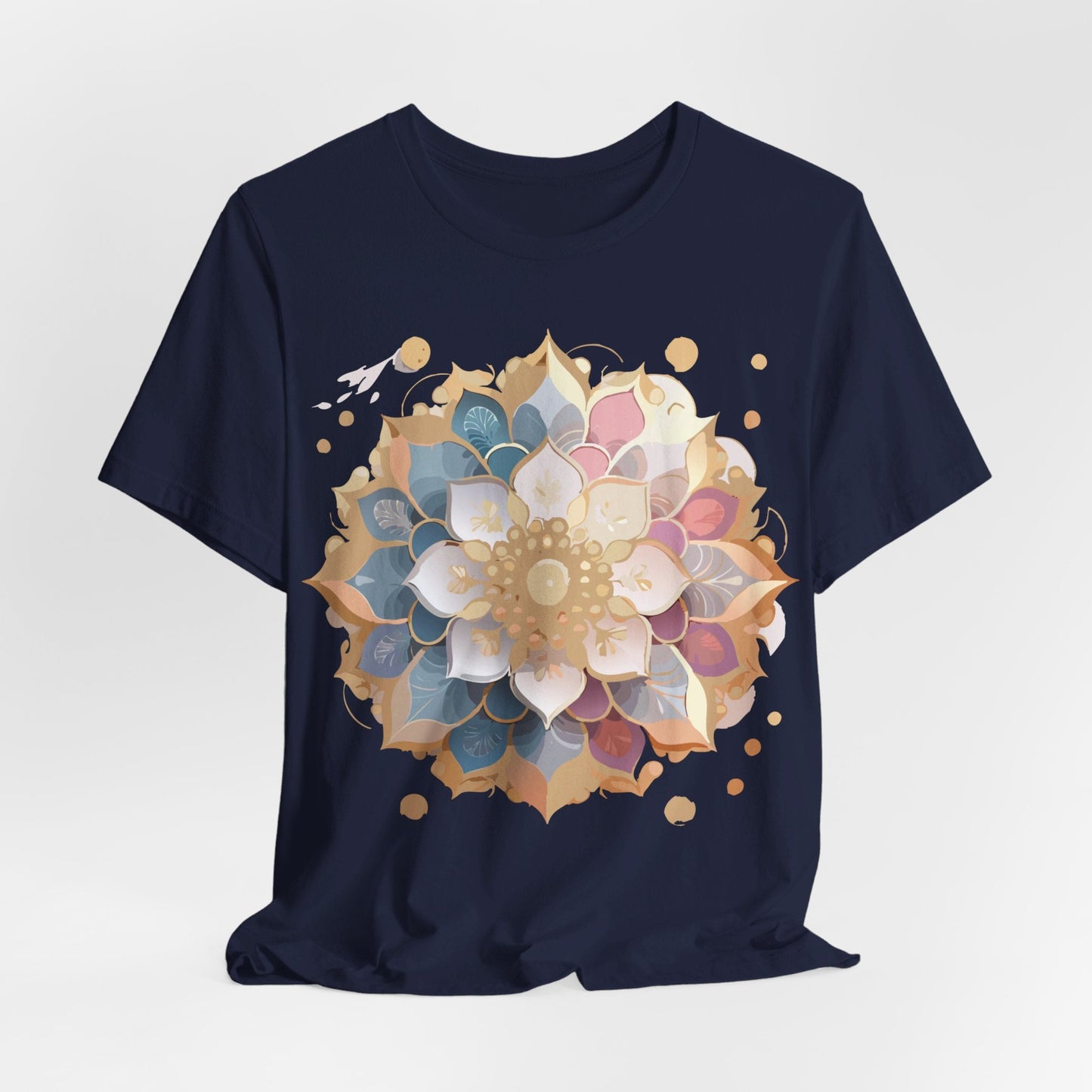 Mandala Graphic Tee Unisex Jersey Short Sleeve From Adelpha Vintage Inspired Artwork