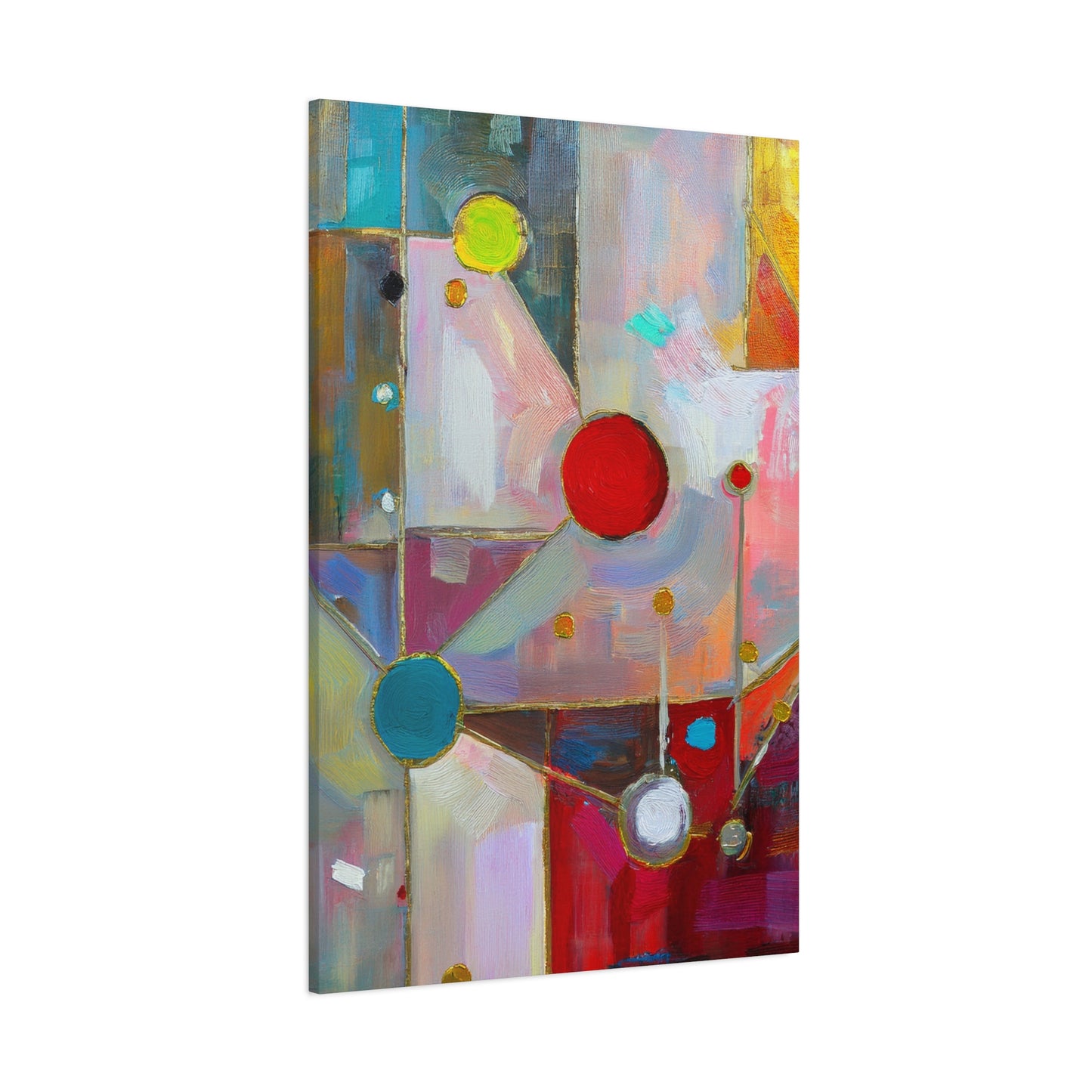 Abstract Oil Painting Print Canvas 20x24,20x30,24x30 24x32,24x36,30x40 32x48,36x48,40x60 Pine-Wood Inner Frame ABS-175