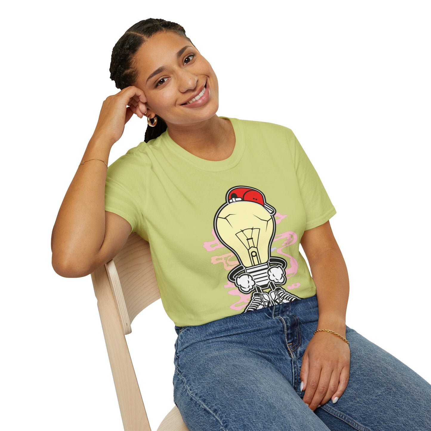 Cartoon T Shirt Animation Tee Funny Graphic Unisex Gildan Softstyle 64000 Cotton Tee