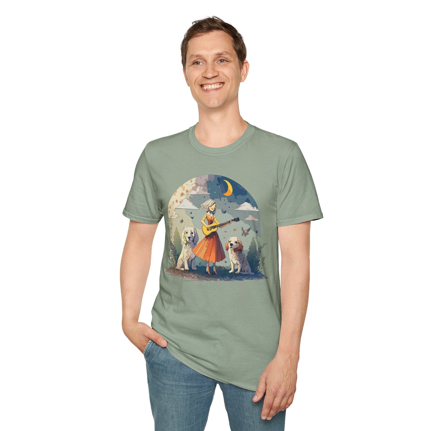 Womens Graphic T Shirts Art Design Tee Softstyle Gildan 64000 100 Percent Cotton