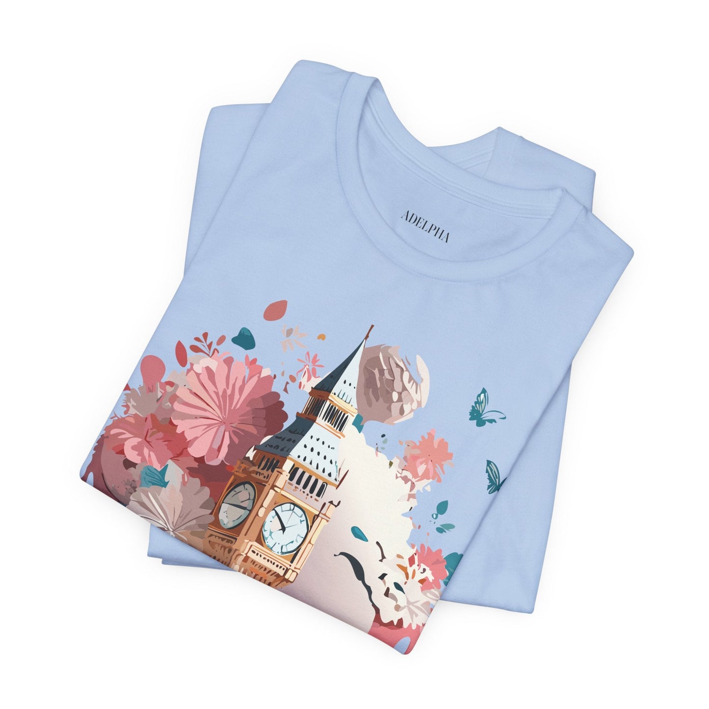 London Tourist Shirt Graphic Tee Unisex Vintage Inspired Artwork By Adelpha Original Collection
