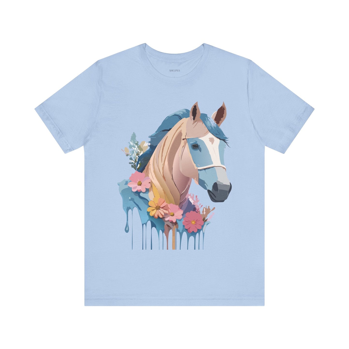 Horse Graphic Unisex 100 Cotton Vintage Animal Art T-Shirt 13