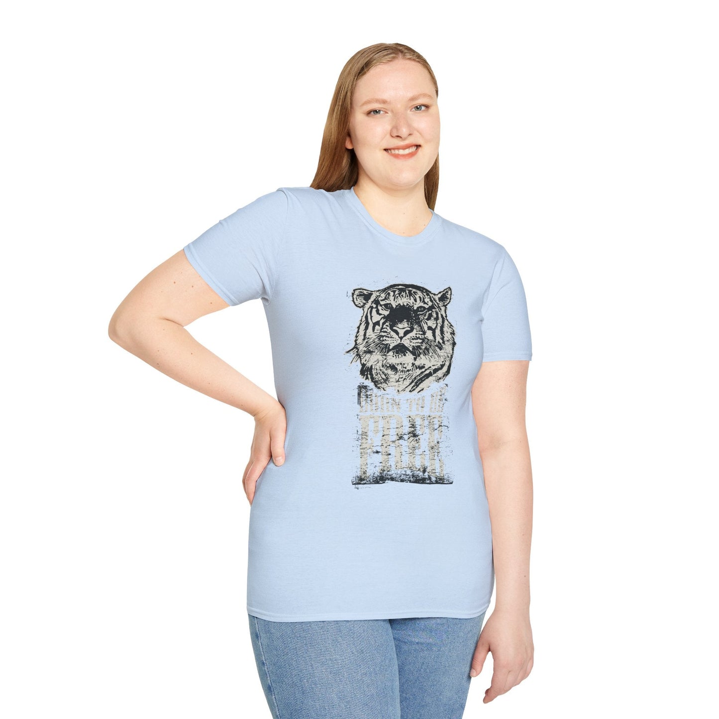 Art Design Shirt With Graphic Art Unisex Softstyle Tee 100 Percent Ring Spun Cotton