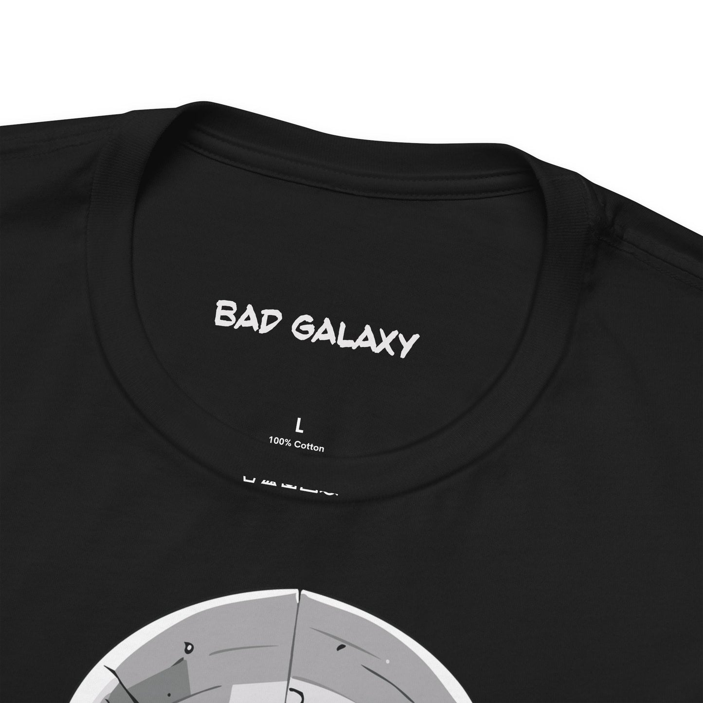 Graphic Cotton T Shirt Unisex Short Sleeve Alien Artwork By Bad Galaxy Premium Everyday Wear
