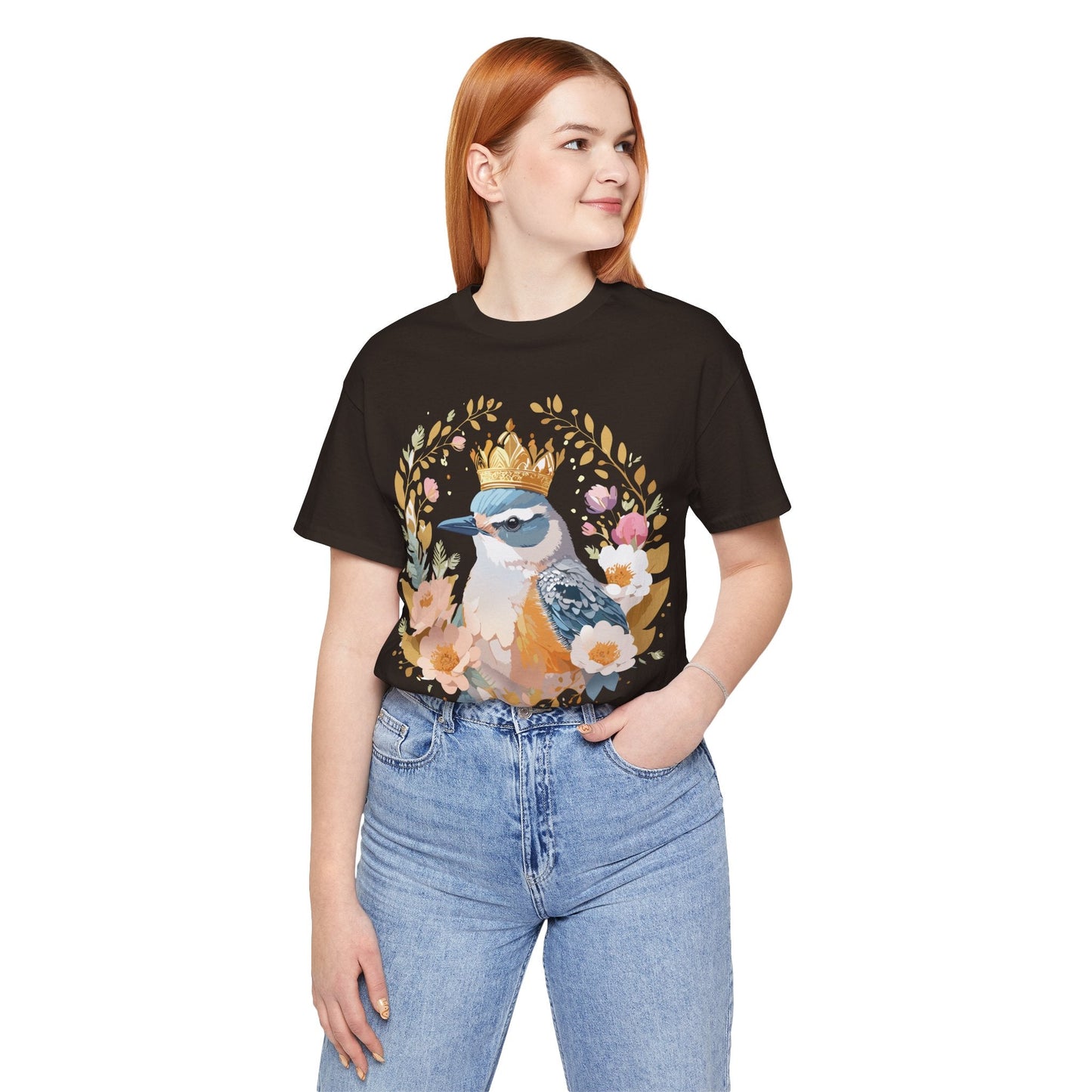 Adelpha Medallion Graphic Tee Unisex Short Sleeve Vintage Inspired Art Design Apparel