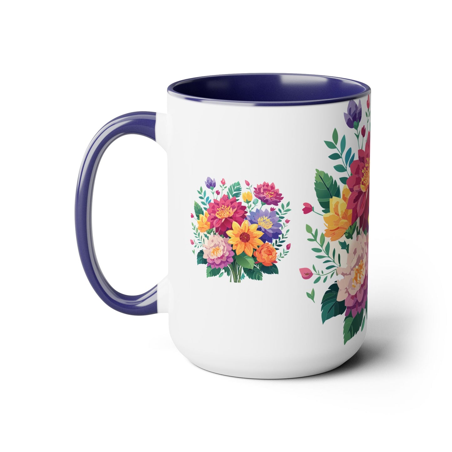 Floral Mug, Floral Cup